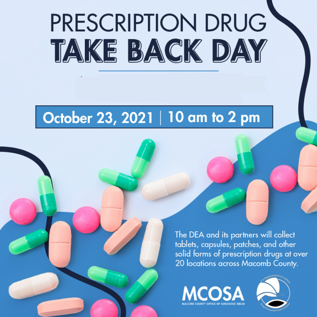 Prescription Drug Take Back Day- October 23
